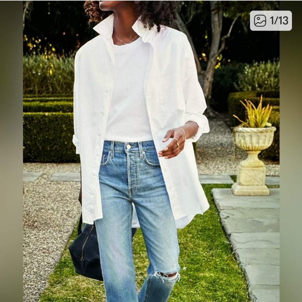 Frank & Eileen White Button Down Shirt